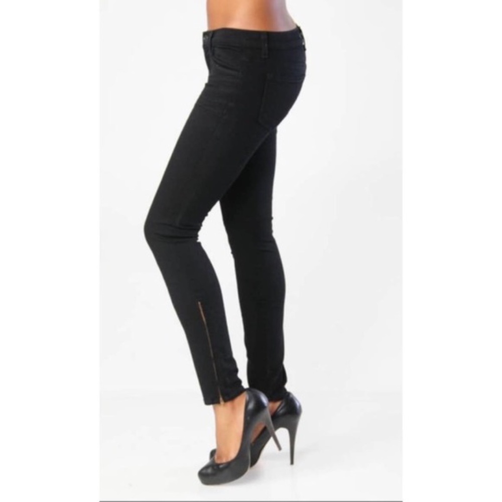 J Brand The Deal Mid-Rise Pencil Zipper Ankles Noir 27 (Never Worn!)